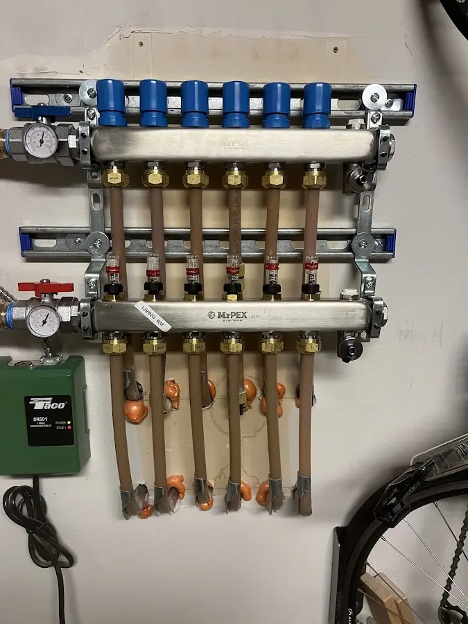 Plumber performing Leak Detection at a residential property in Graham